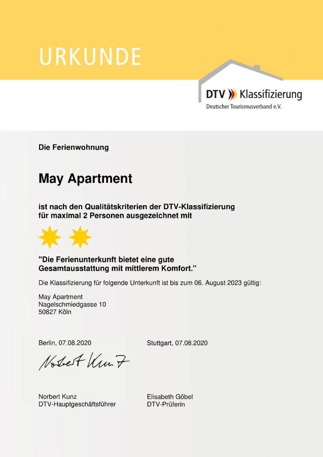 May-Apartment Koeln Zentrale Ferienwohnung Eksteriør bilde